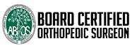 board certified orthopaedic surgeon